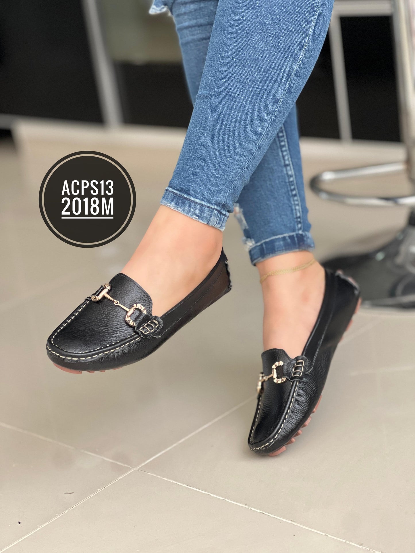 MOCASIN EN CUERO