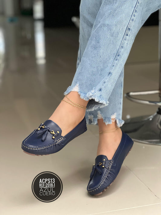 MOCASIN EN CUERO